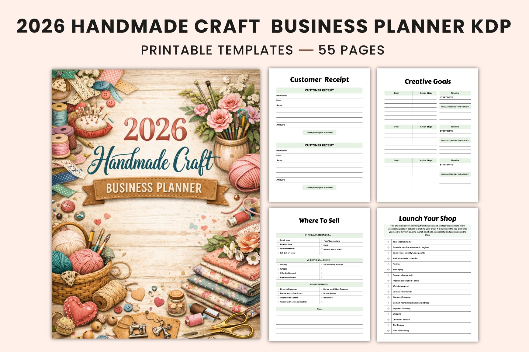 Handmade Craft Business Planner