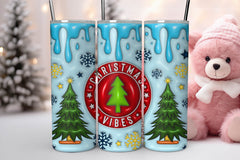 3D Inflated Christmas Tumbler Bundle 13 - CraftNest - Digital Crafting and Art
