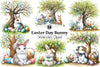 Easter Bunny Clipart Bundle 55