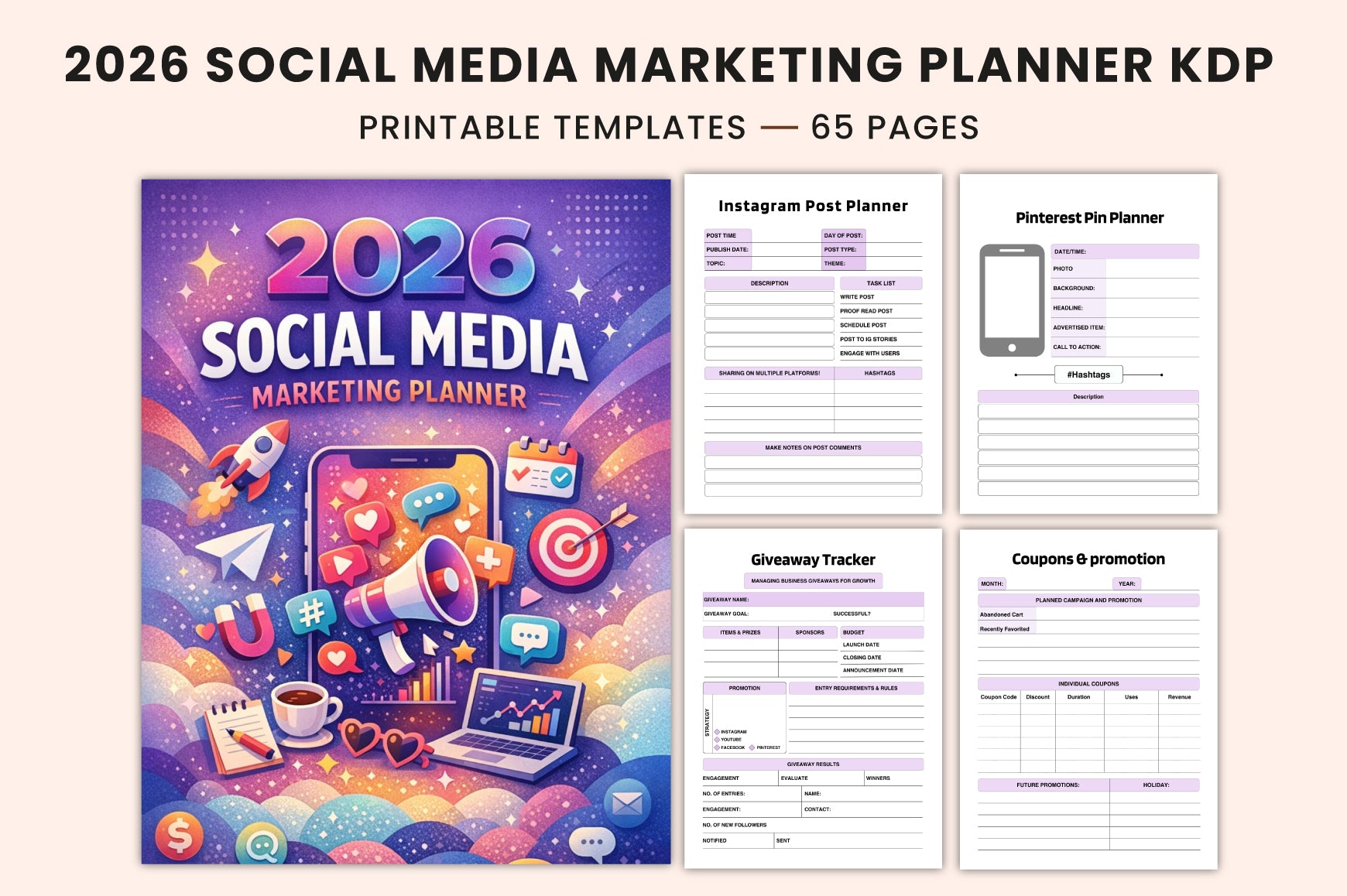 Social Media Marketing Planner