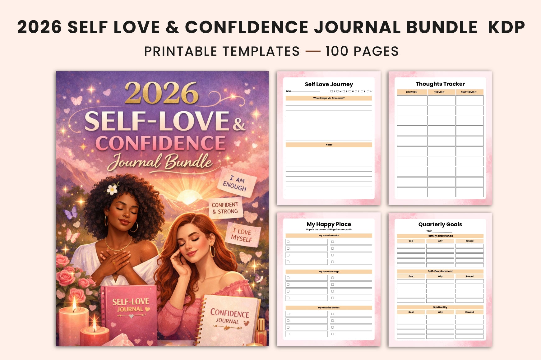 Self Love Confidence Journal