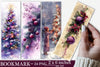 Purple Christmas Bookmarks Vintage Noel Junk Journal
