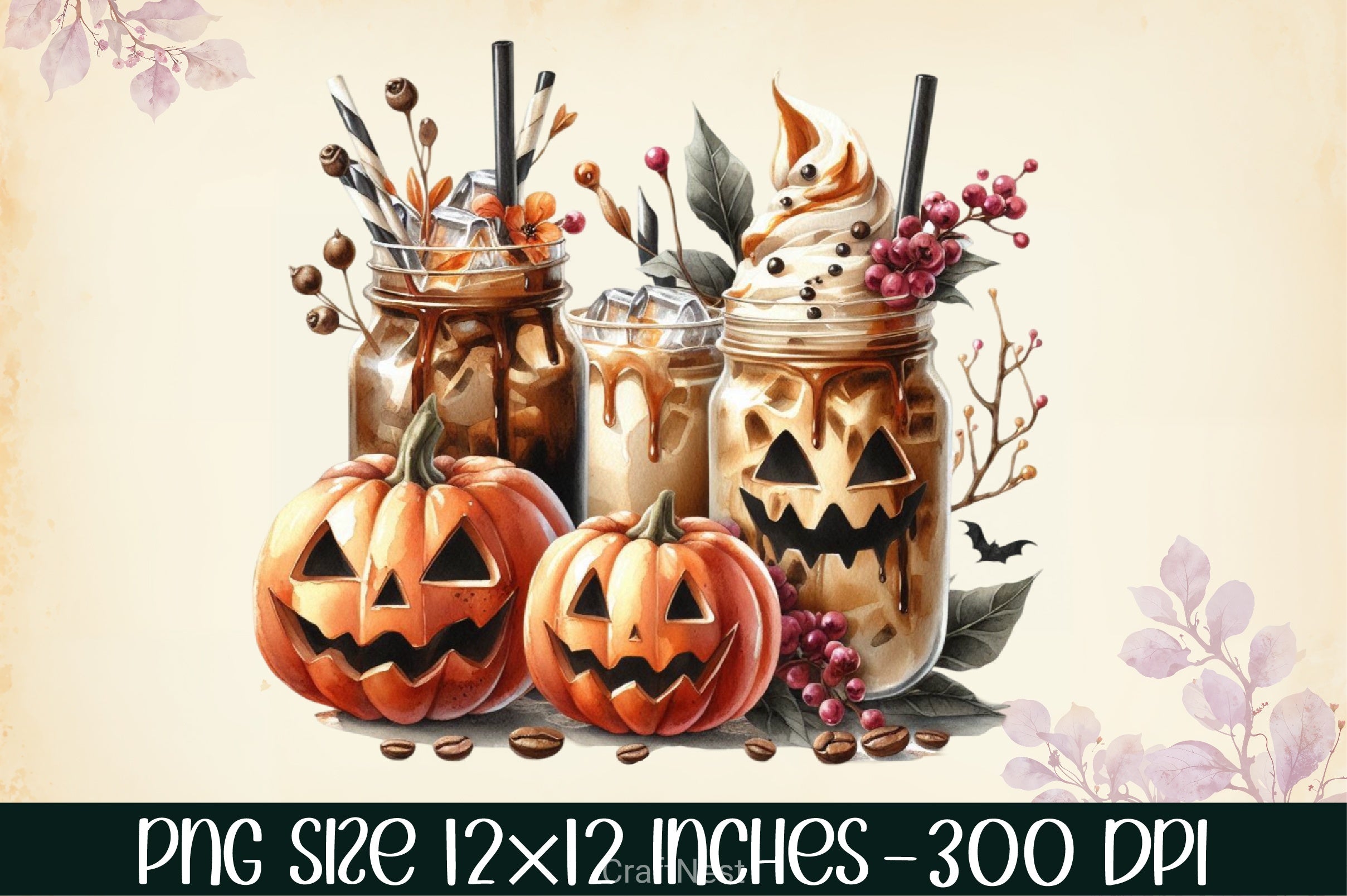 Halloween Jar Clipart Bundle - CraftNest - Digital Crafting and Art