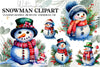 Snowman Clipart Bundle 1