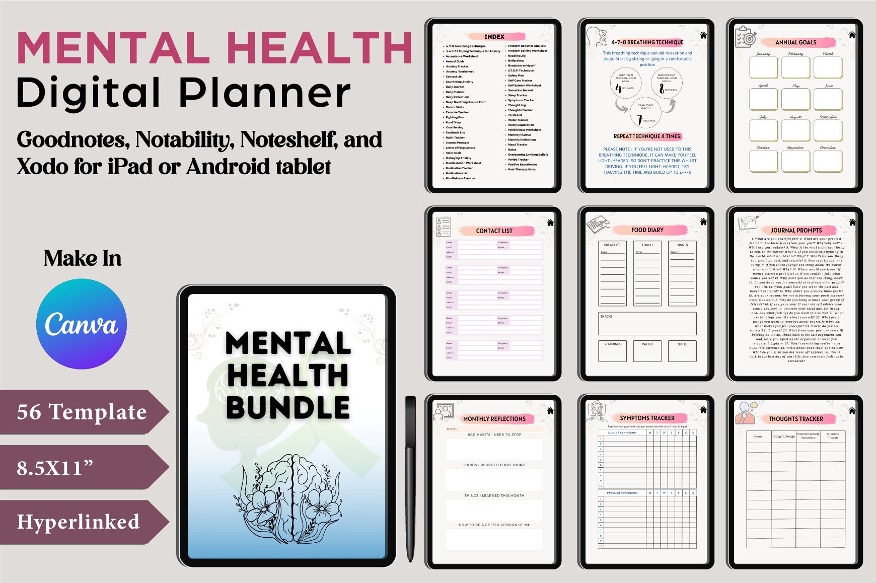 Mental Health Planner