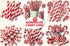 Candy Cane Clipart Bundle 2