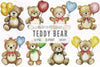 Teddy Bear Clipart Bundle 6