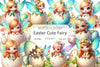 Happy Easter Fairy Clipart Bundle