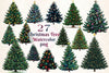 Christmas Tree Clipart Bundle