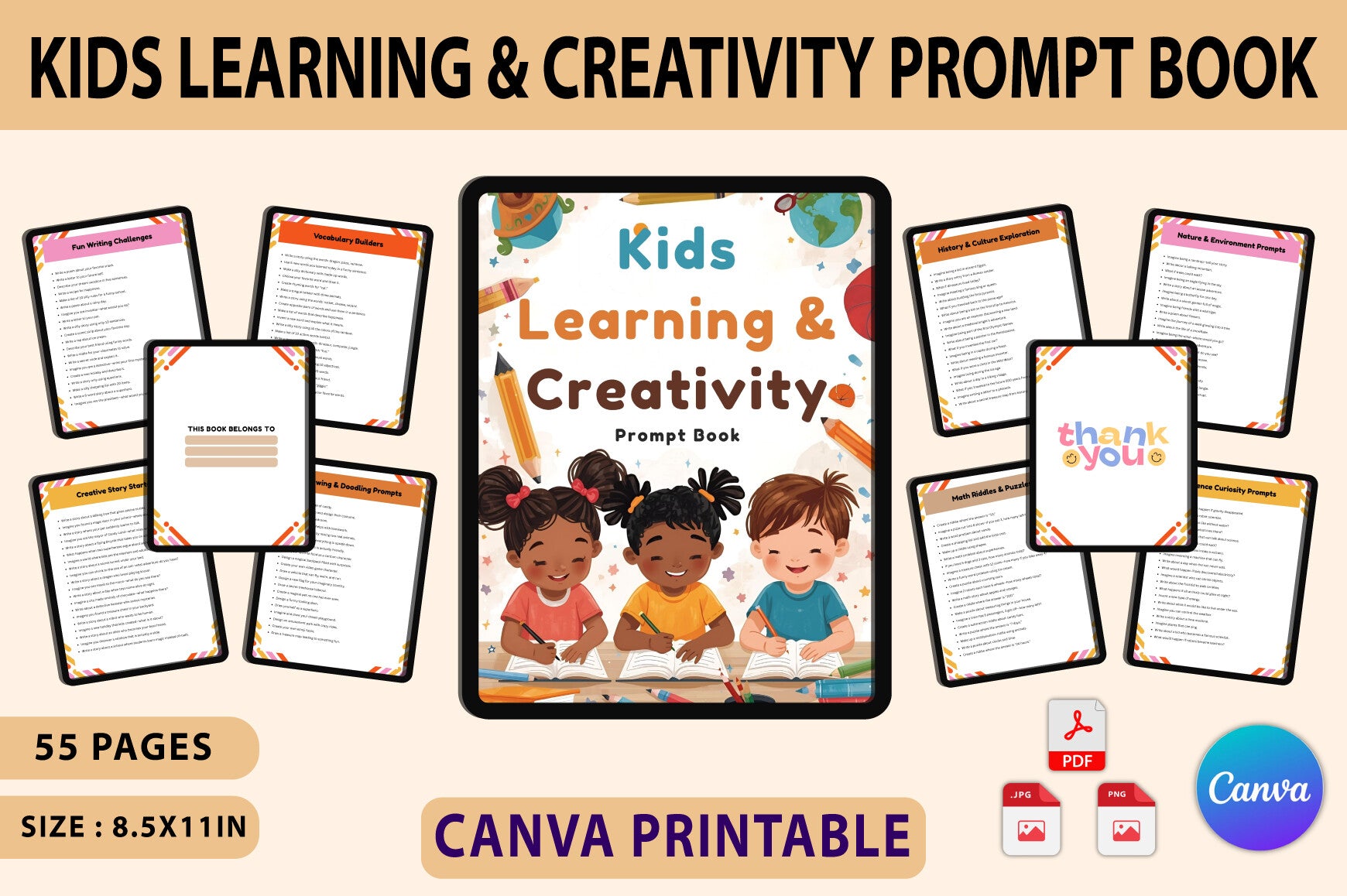 Kids Learning Creativity Prompts