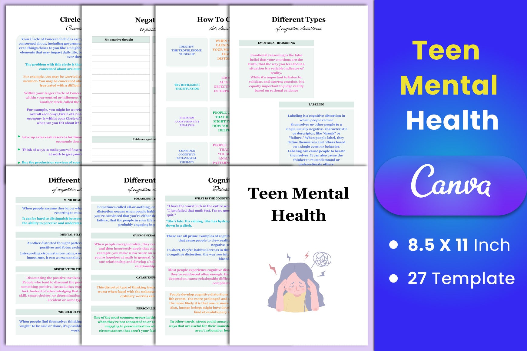 Teen Mental Health Planner