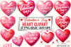 Valentine's Day Heart Clipart Bundle