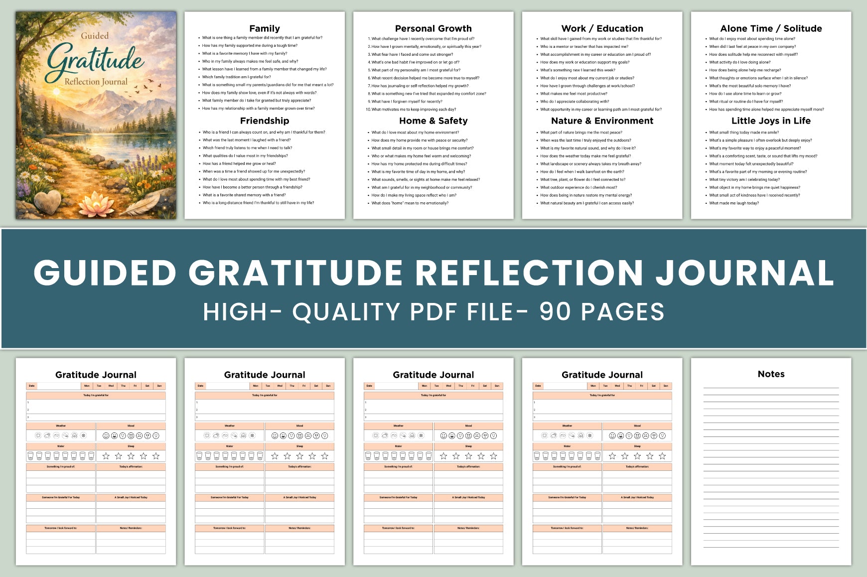 Gratitude Reflection Journal