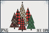 Christmas Tree Buffalo Plaid Clipart Bundle