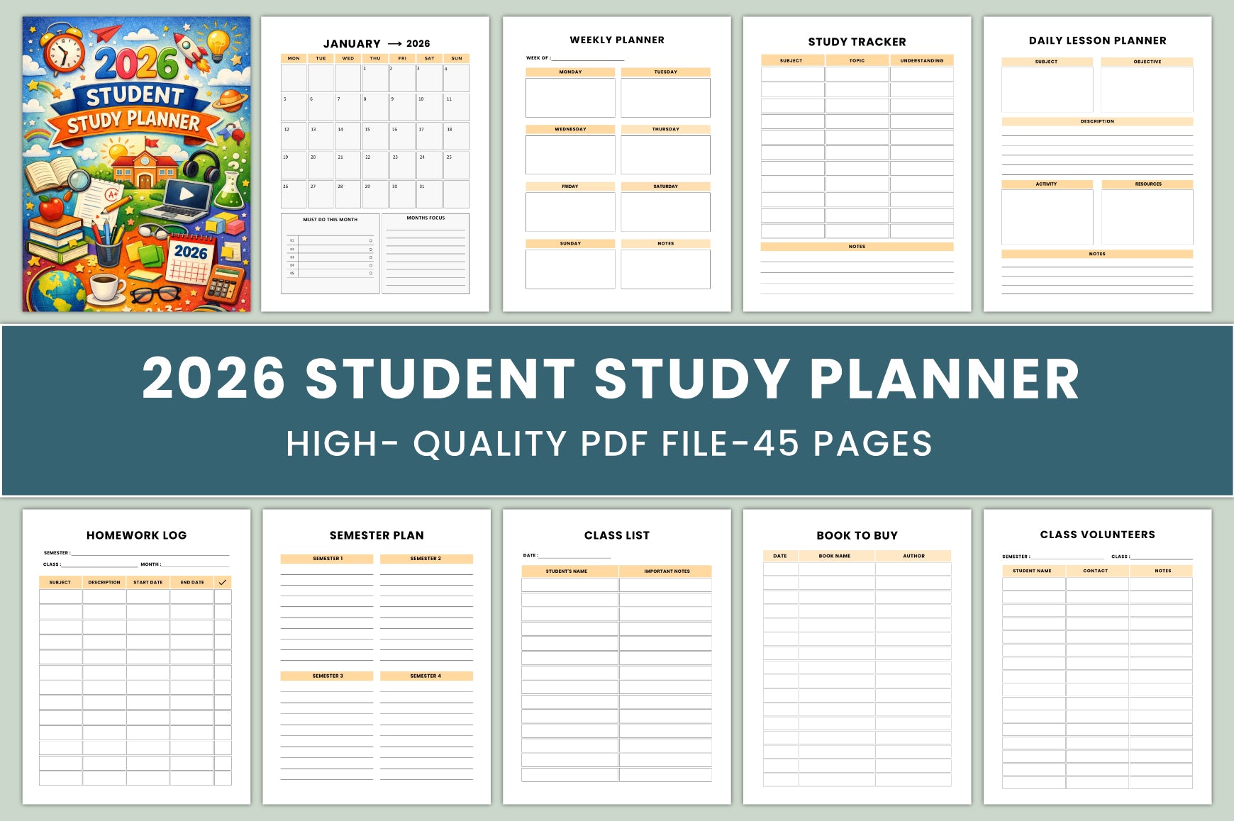 Student Study Planner