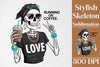 Stylish Skeleton Clipart Bundle 3