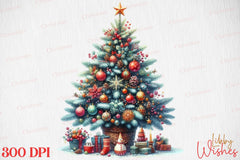 Christmas Tree Clipart Bundle 5 - CraftNest - Digital Crafting and Art