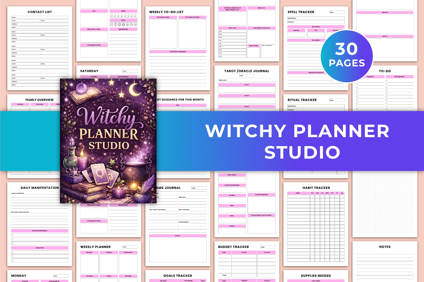 Witchy Studio Planner