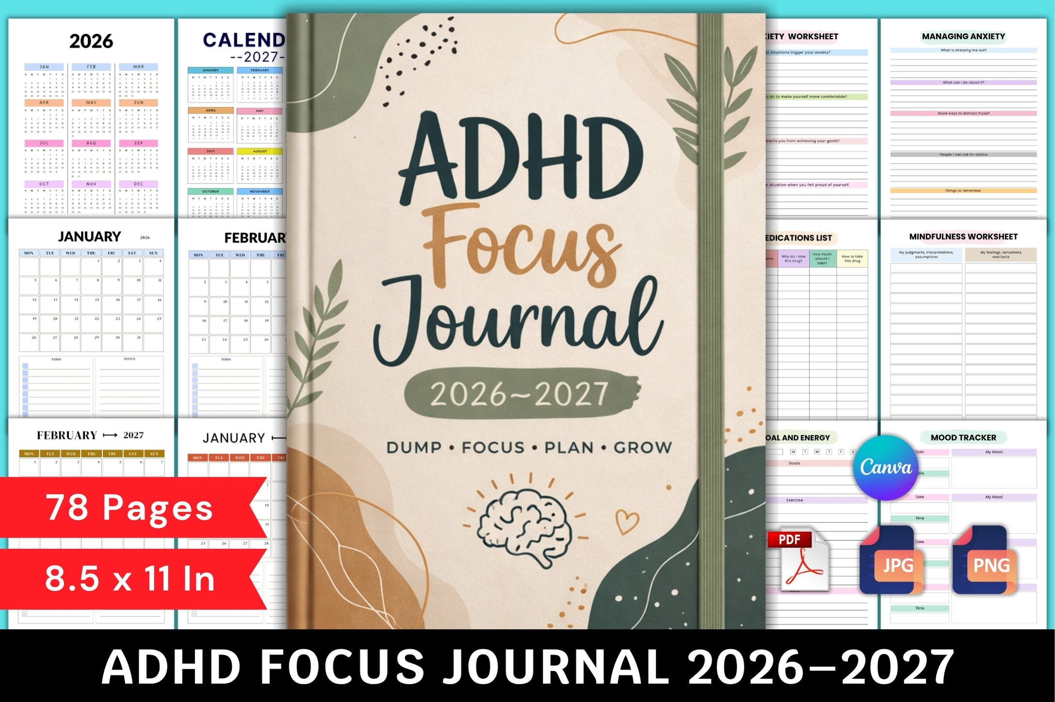 ADHD Focus Journal