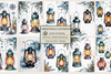 Christmas Lanterns Junk Journal Papers