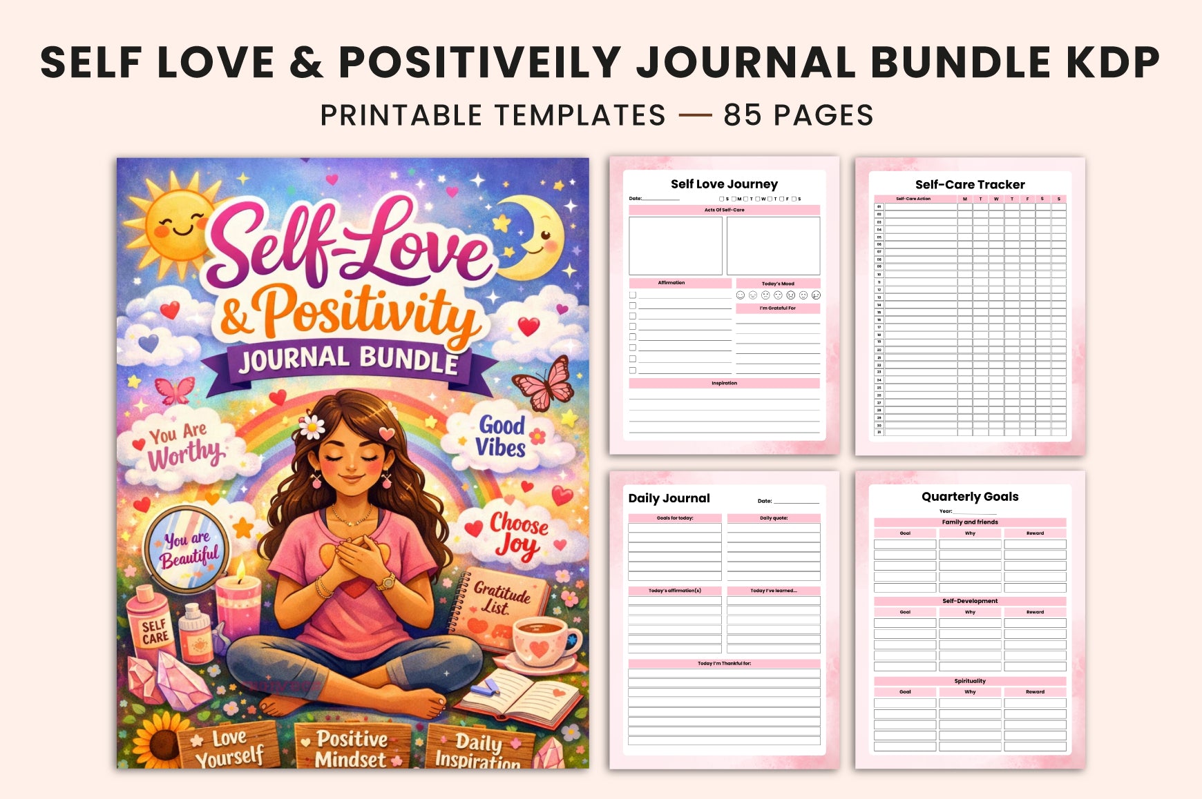 Self Love Positivity Journal