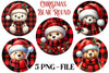 Bear Christmas Clipart Bundle
