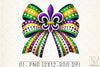 Mardi Gras Coquette Bow Clipart Bundle 3