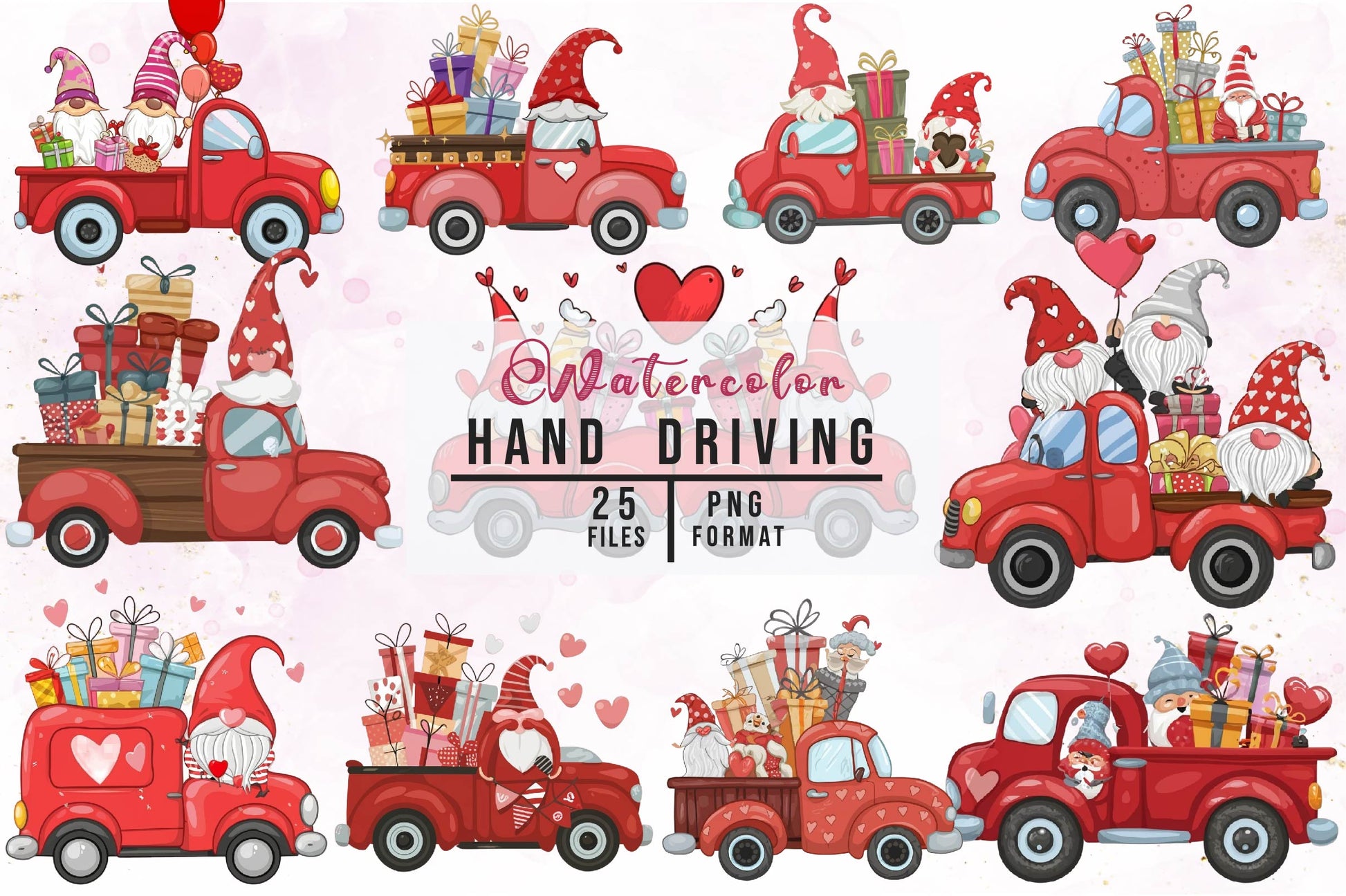 Hand Driving Clipart Bundle 1 - CraftNest - Digital Crafting and Art