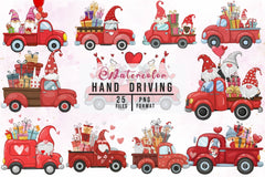 Hand Driving Clipart Bundle 1 - CraftNest - Digital Crafting and Art