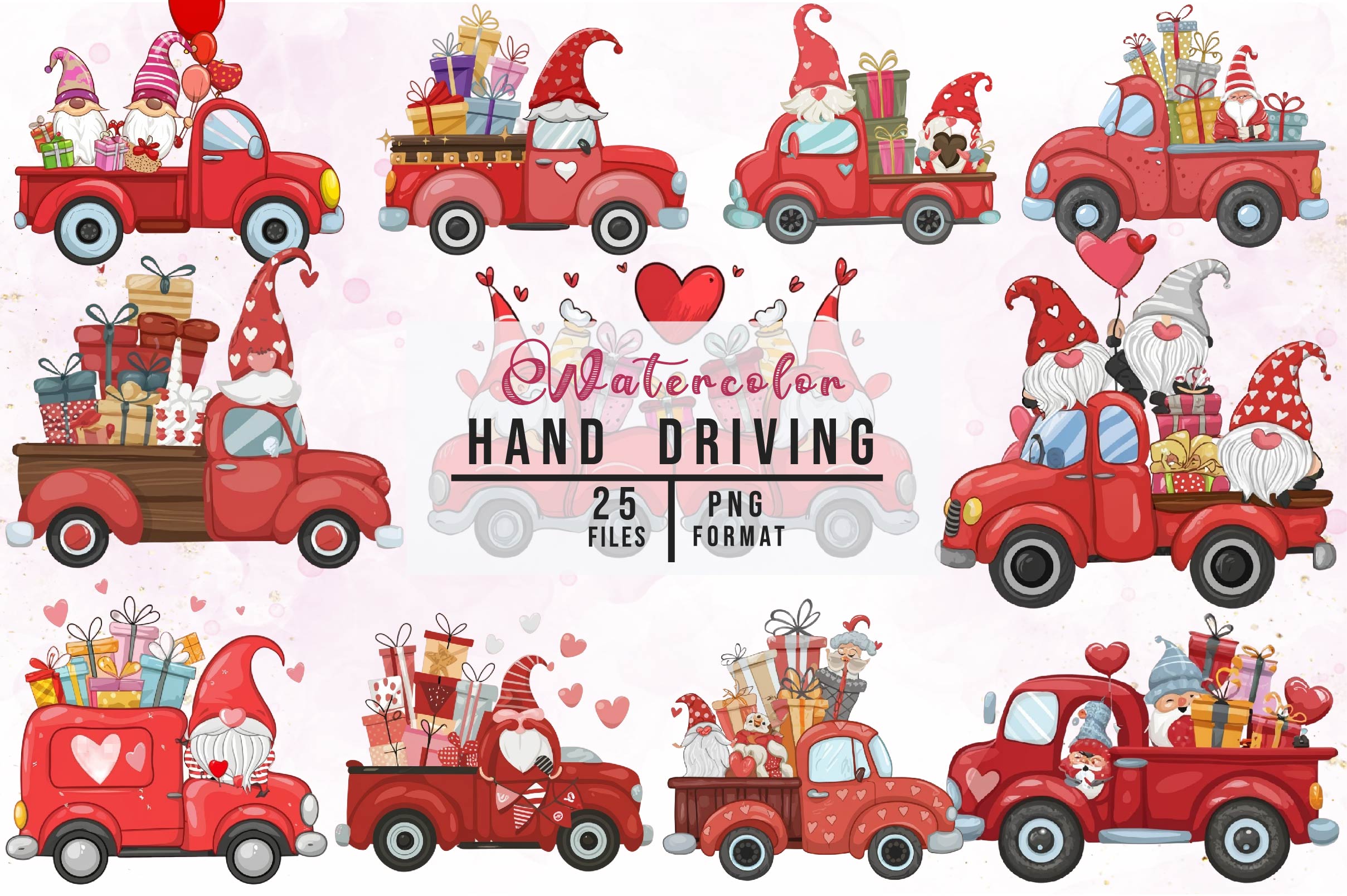 Hand Driving Clipart Bundle 1 - CraftNest - Digital Crafting and Art