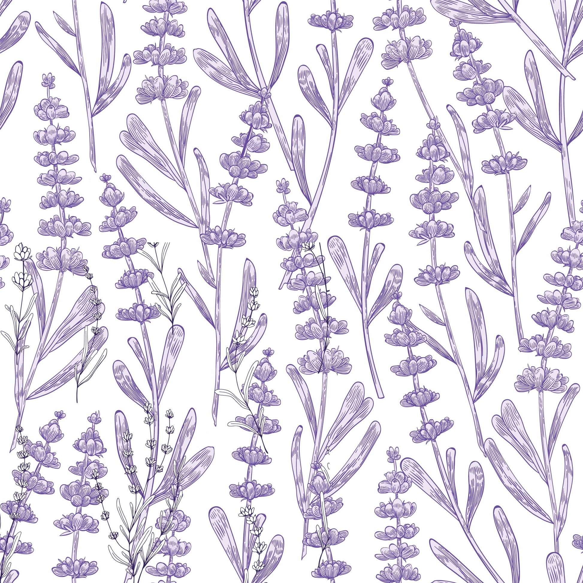 Lavender Seamless Digital Paper - CraftNest - Digital Crafting and Art