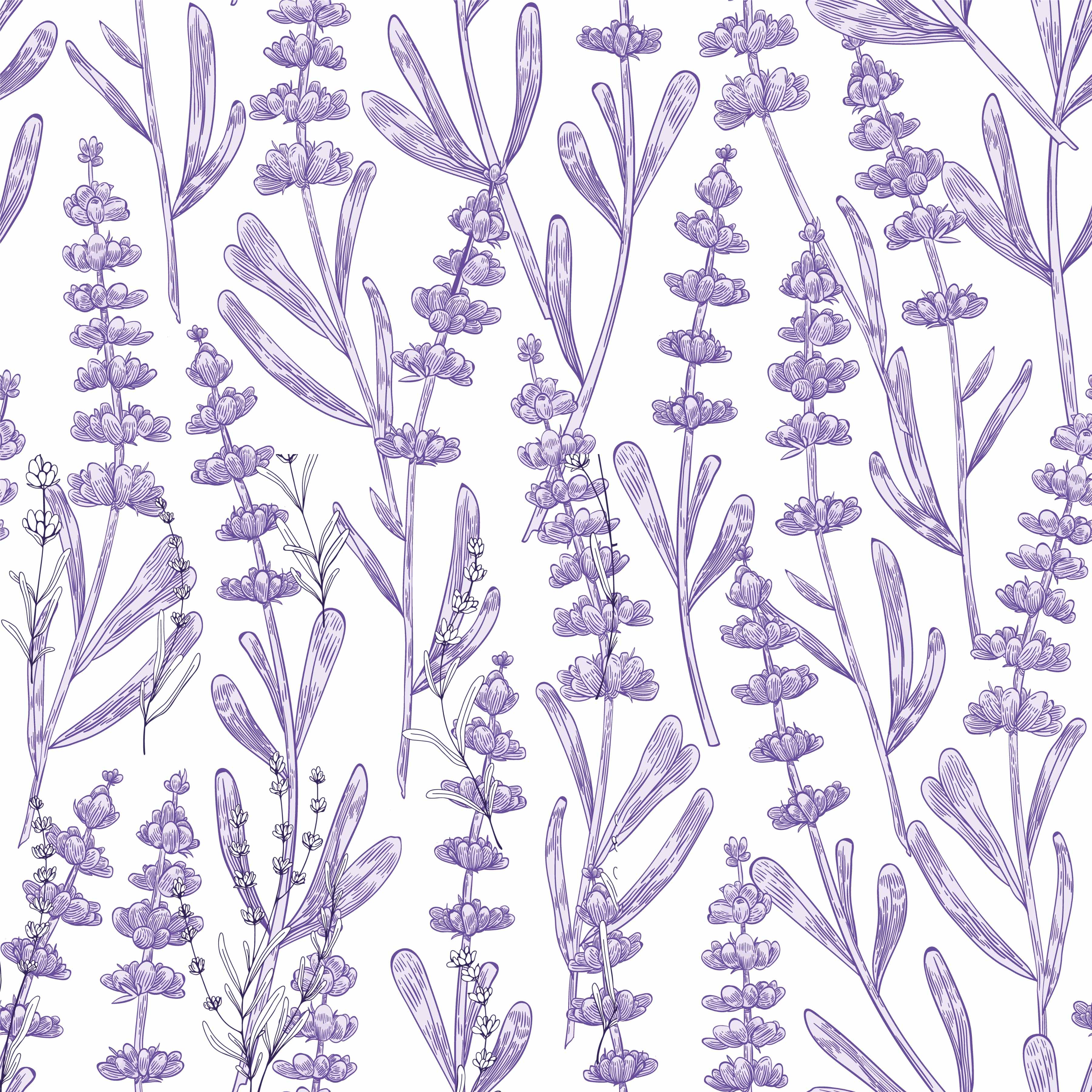 Lavender Seamless Digital Paper - CraftNest - Digital Crafting and Art