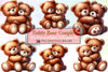 Teddy Bear Couple Clipart Bundle