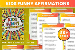 Kids' Funny Affirmations - CraftNest - Digital Crafting and Art