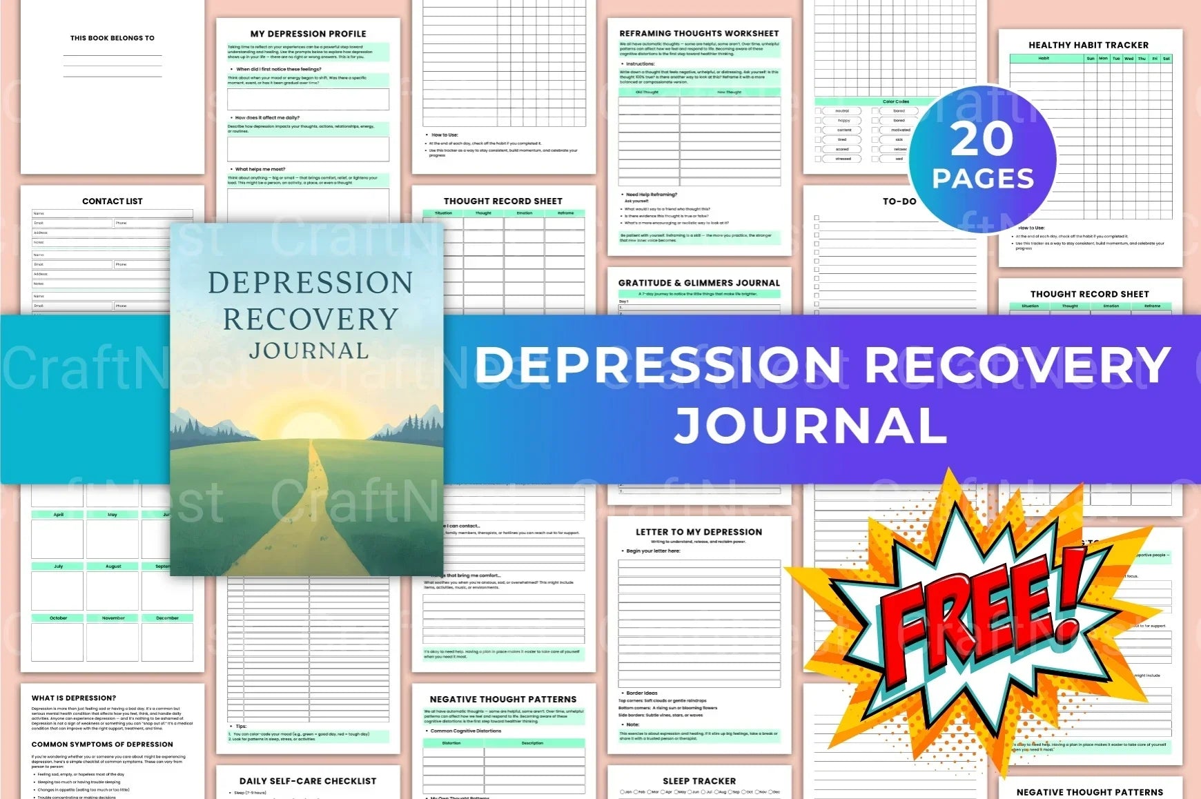 Depression Recovery Guide - CraftNest - Digital Crafting and Art