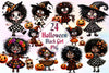 Black Girl Halloween Clipart Bundle 2