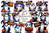 Funny Halloween Ghost Clipart Bundle 4