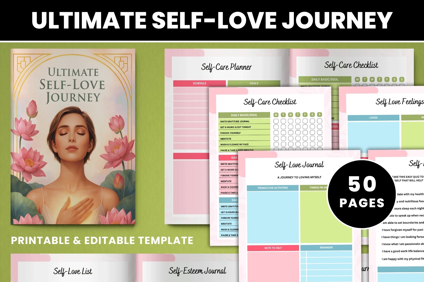 Ultimate Self Love Journey Planner