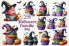 Halloween Cupcake Clipart Bundle 2