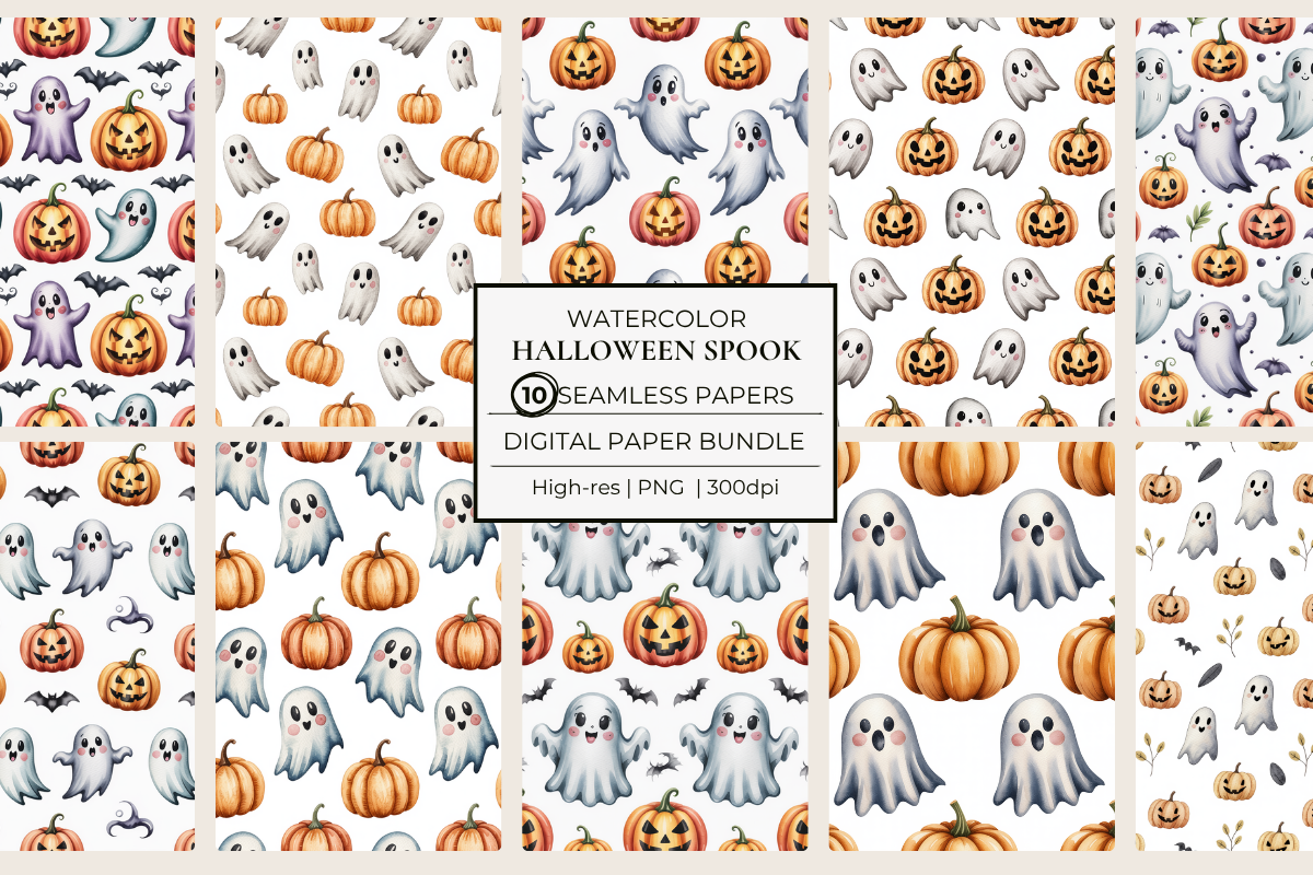 Halloween Spook Seamless Papers