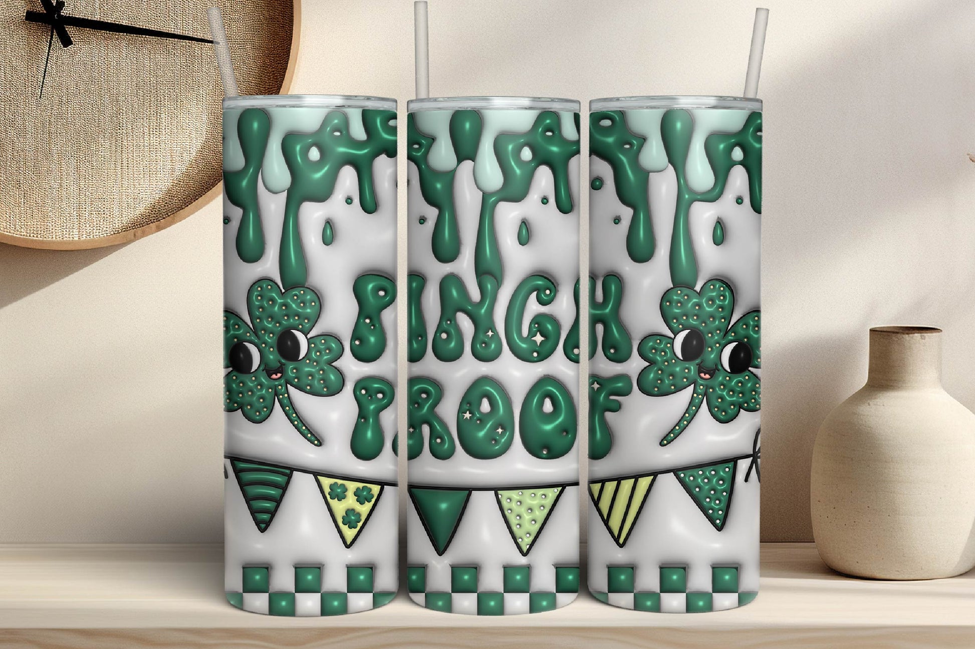 3D St Patrick's Tumbler Bundle 10 - CraftNest - Digital Crafting and Art