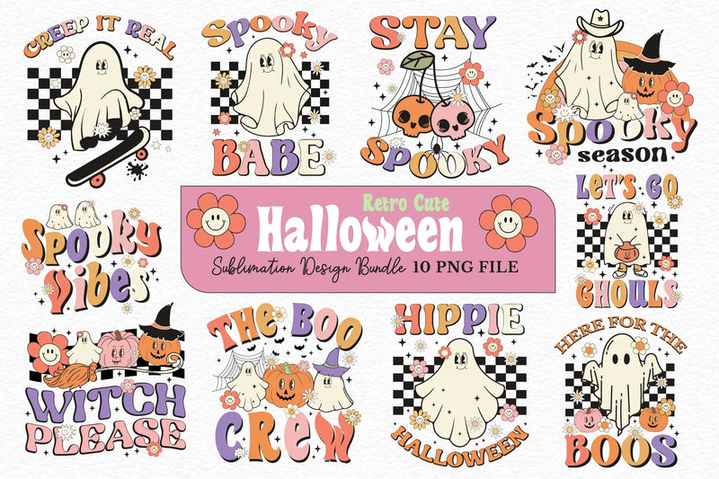 Cute Halloween Clipart Bundle 4 - CraftNest - Digital Crafting and Art