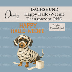 Dachshund Mummy Halloween Clipart Bundle - CraftNest - Digital Crafting and Art