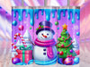 Cute Christmas Snowman Tumbler Wrap Bundle 7