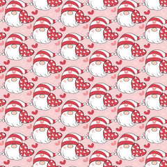 Valentines Day Gnome Seamless Digital Paper - CraftNest - Digital Crafting and Art