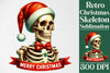 Retro Christmas Skeleton Clipart Bundle 2