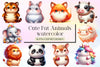 Cute Fat Animals Clipart Bundle