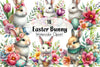 Easter Bunny Clipart Bundle