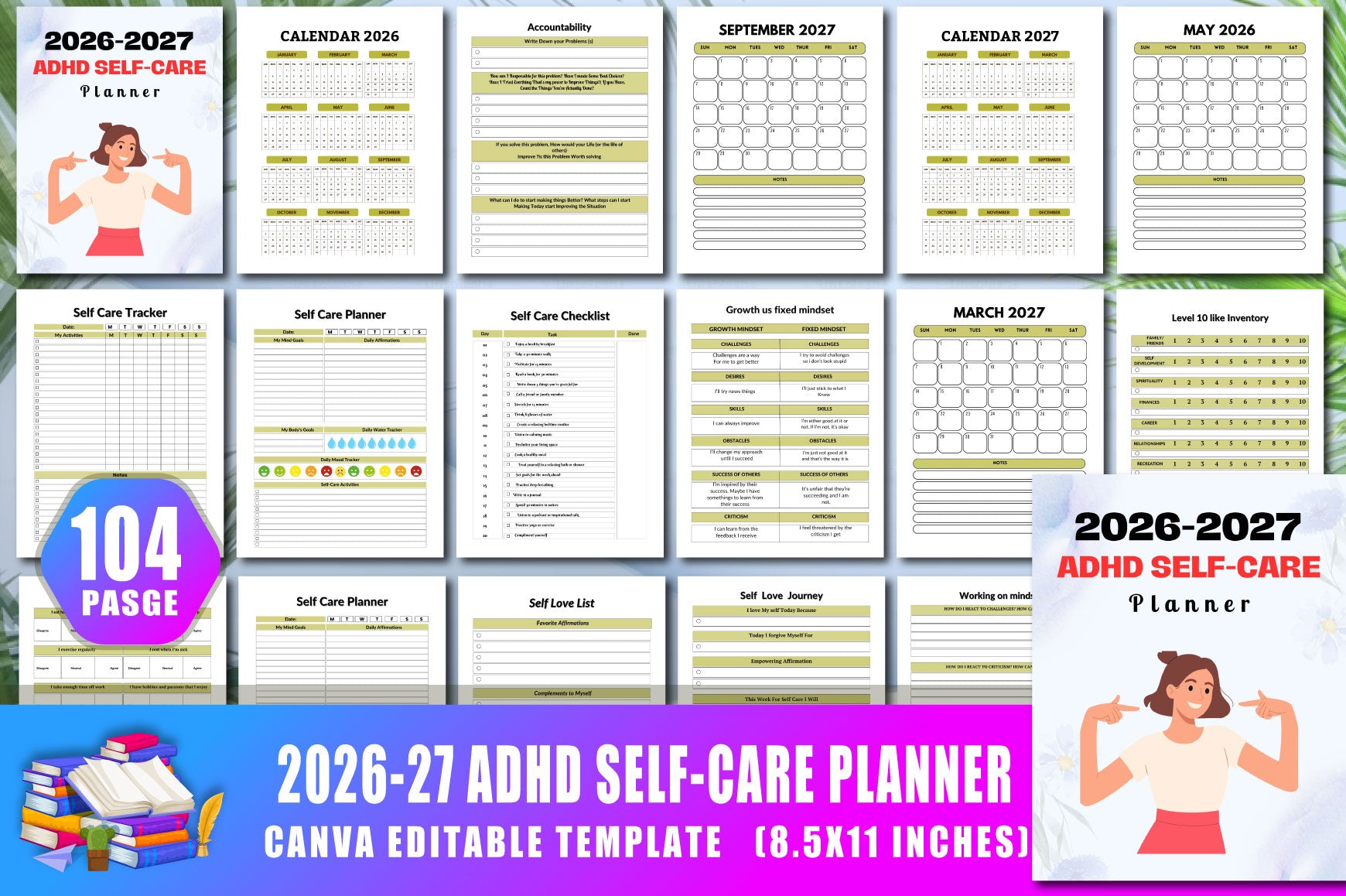 ADHD Self-Care Planner