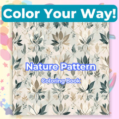 Nature Pattern Coloring Books Bundle - CraftNest - Digital Crafting and Art